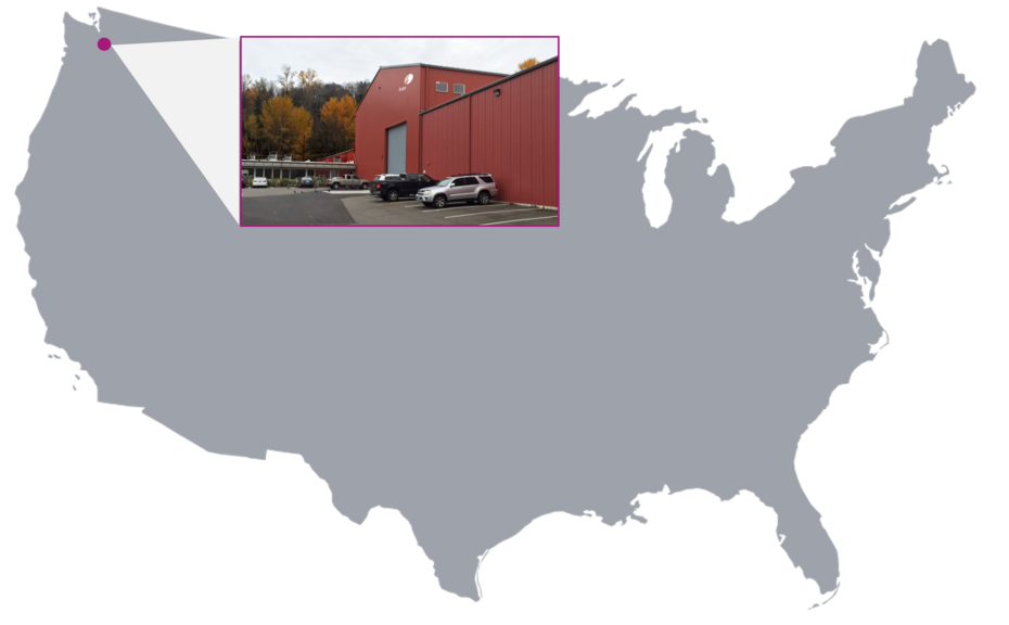 Us map with Lund location